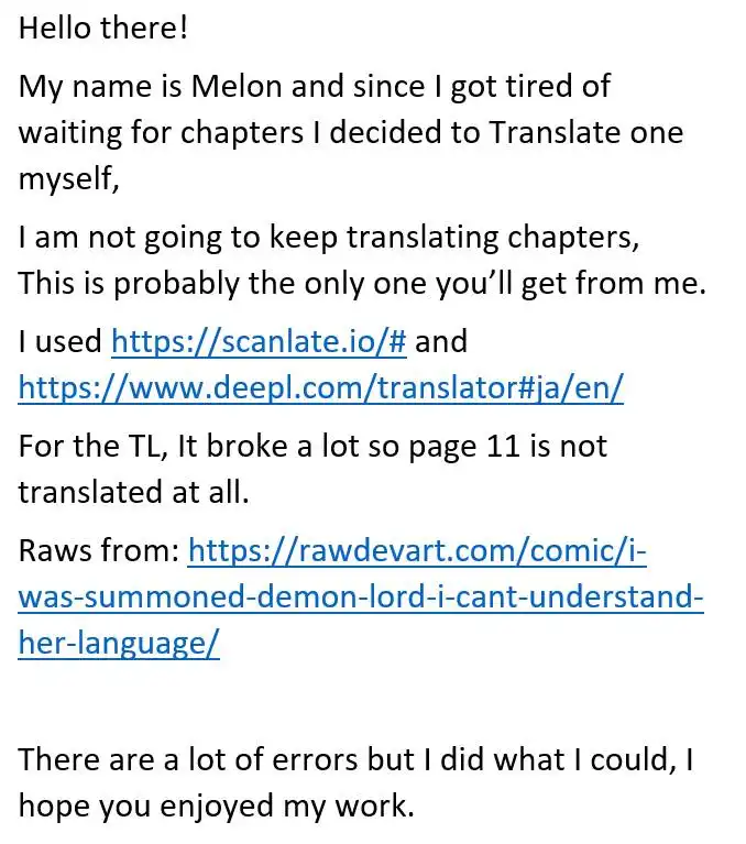 I Was Summoned By The Demon Lord, But I Can't Understand Her Language Chapter 29 19